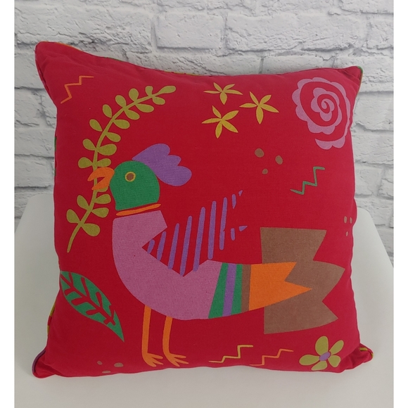 Gudrun Sjoden Other - Gudrun Sjoden Down Throw Pillow, Rooster/Chicken